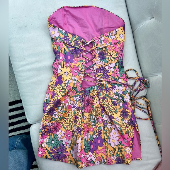 Blackbough Flo Mini Tube Dress / Wonderland - Picture 3 of 6